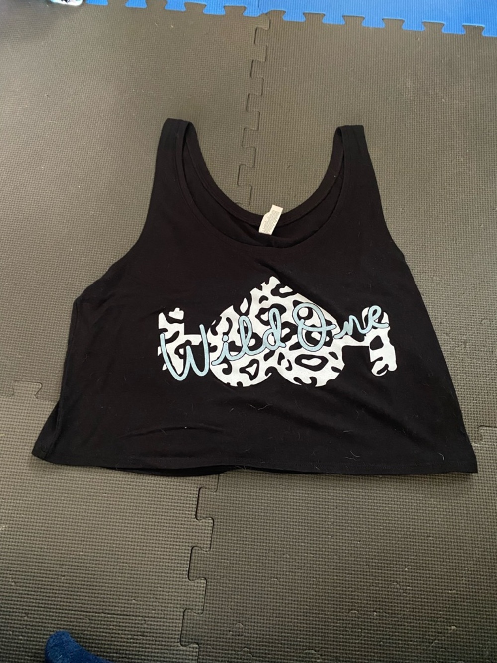 Wodbottom crop tank, S